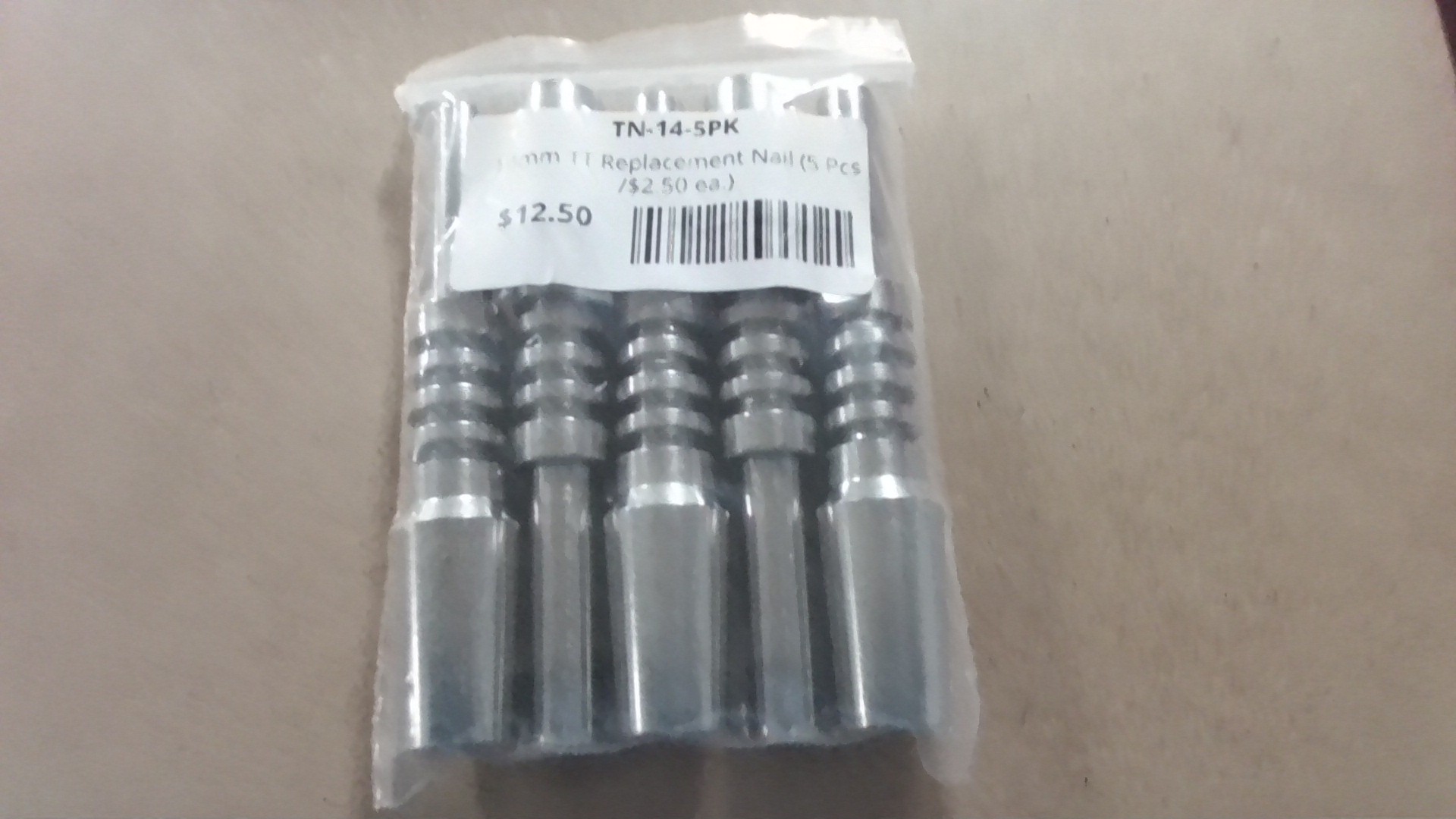 Nail Titanium 14mm 5pk