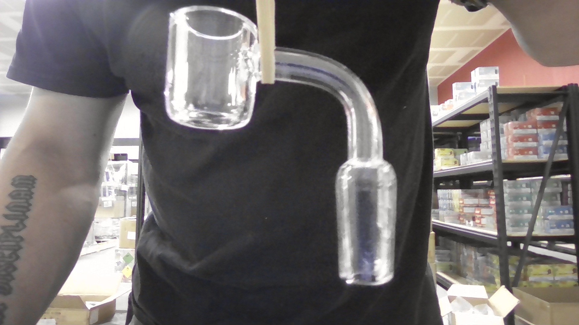 Quartz Banger Male Flat Top 4mm 90* Degree