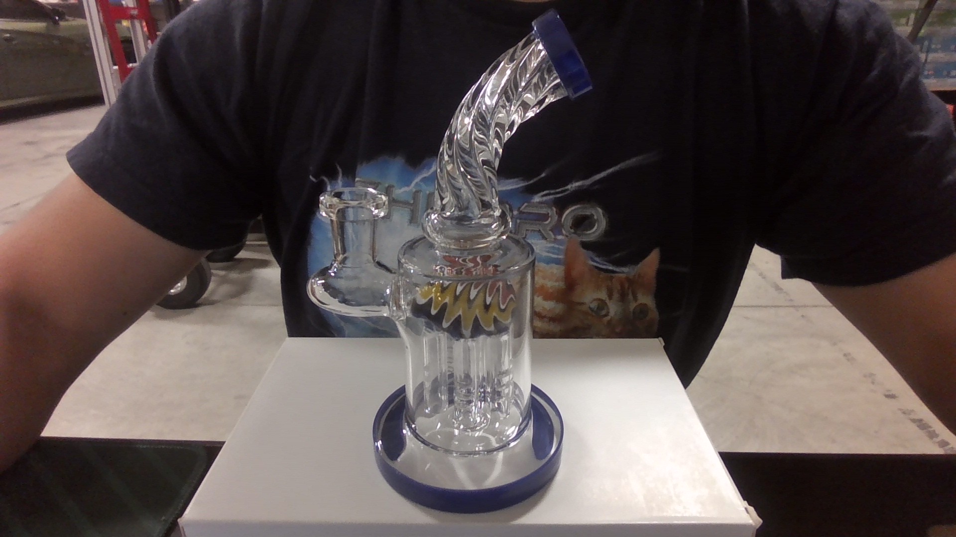 Water Pipe Spiral Fluted 6Leg Percolation Orb 6.5"