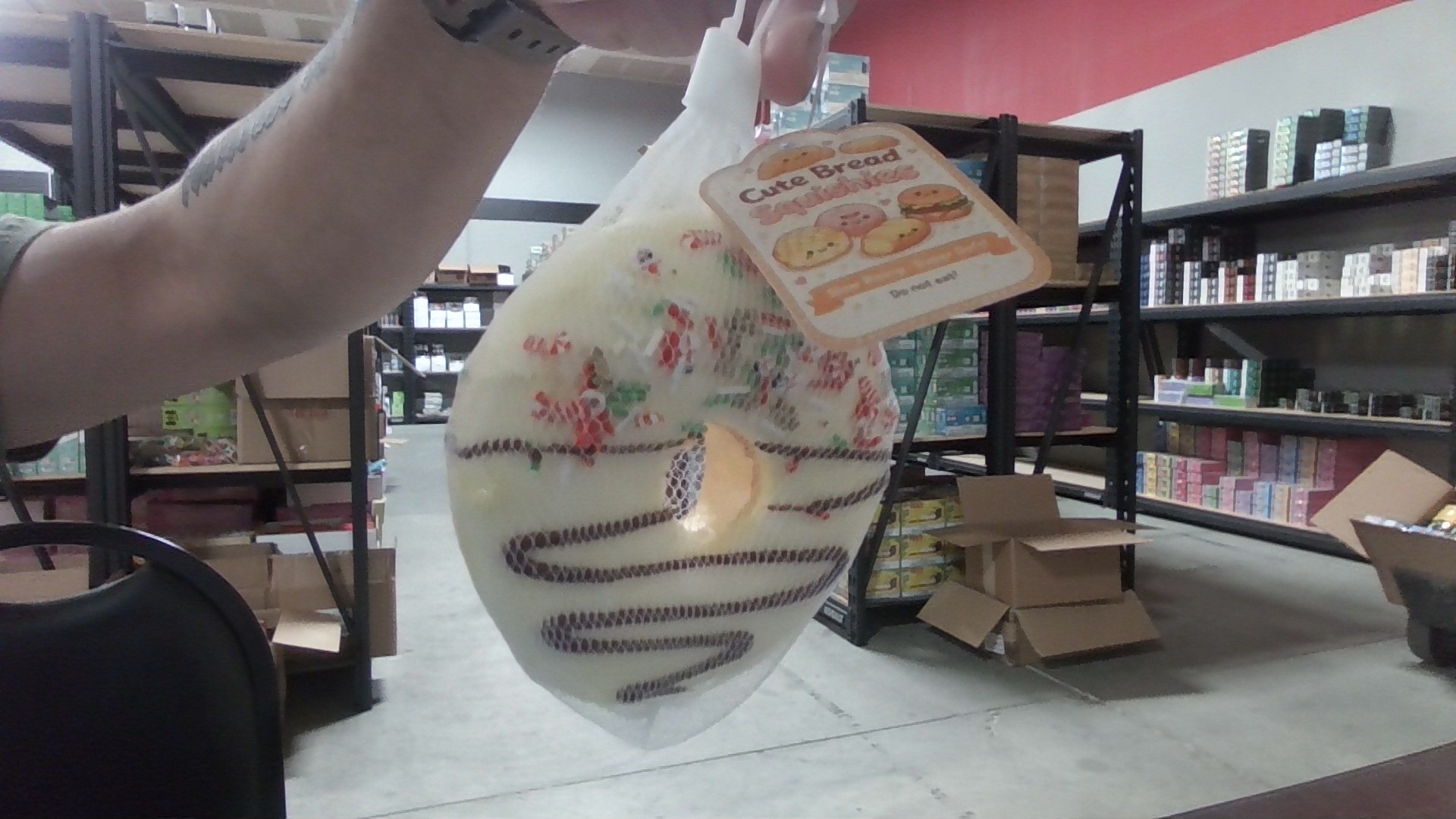 Squeeze Toy Single - Large Life Size Donut