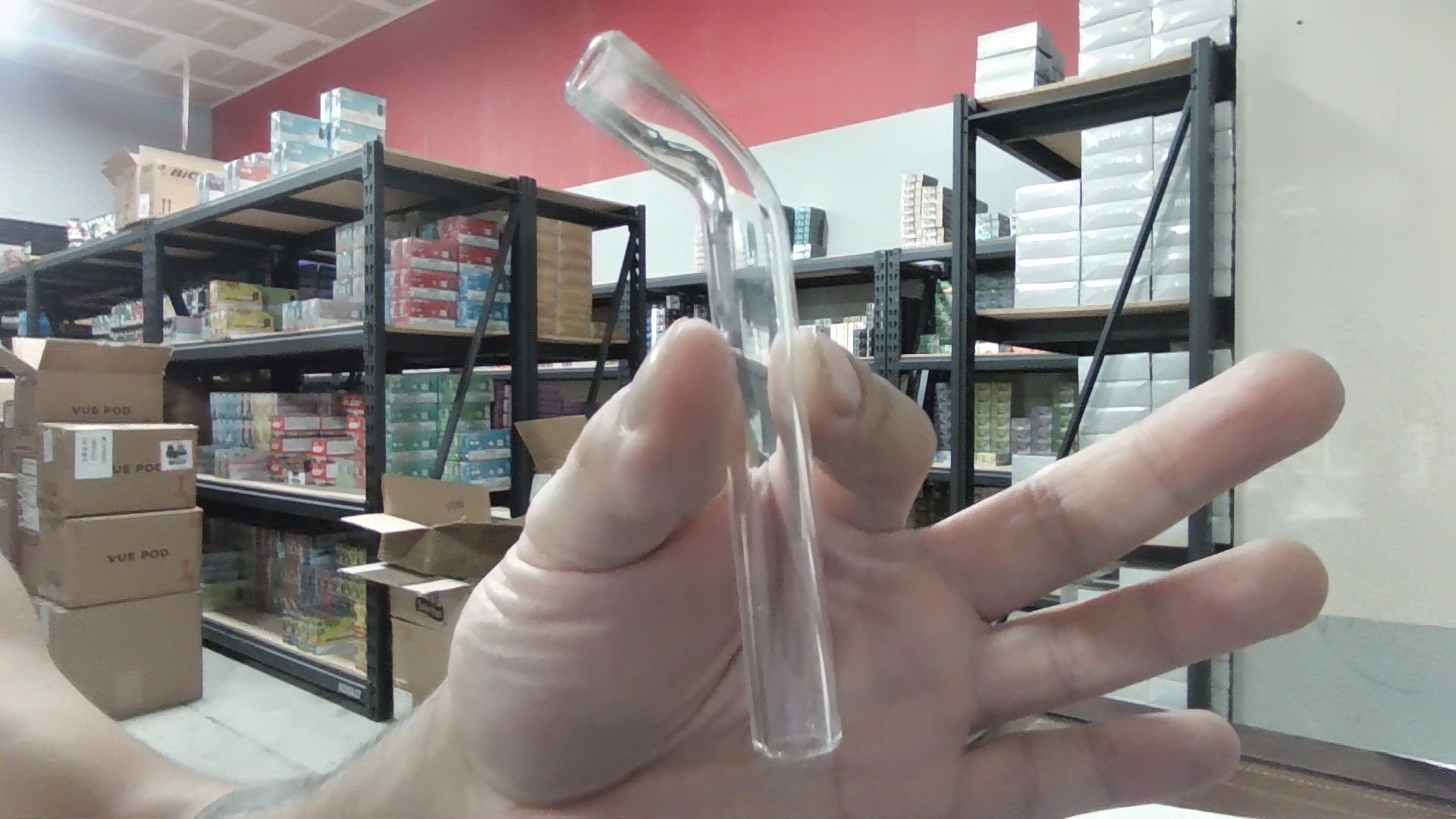 Glass Tube Angled